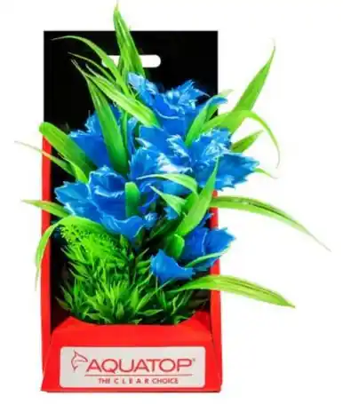 Aquatop Vibrant Passion Blue Plant 6" - Aquarium Supplies