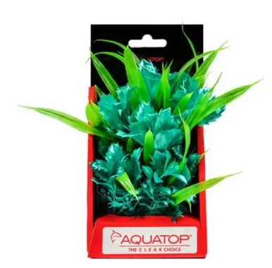 Aquatop Vibrant Passion Turquoise Plant 6" - Aquarium Supplies