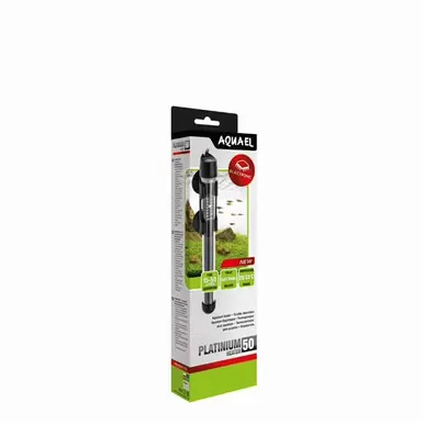 AquaEl Platinium Glass Heater 50 Watt - Aquarium Equipment