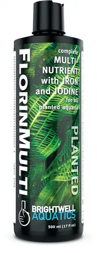 Brightwell FlorinMulti Multi Nutrient Fertilizer for all Freshwater Planted Aquaria 250mL - Aquarium Supplies