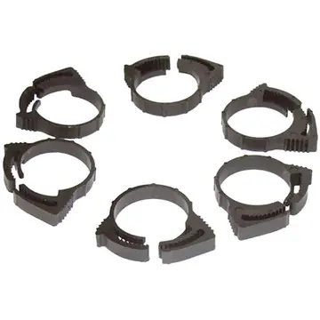 Two Little Fishies Ratchet Clip Set of 6 1" - Aquarium Supplies
