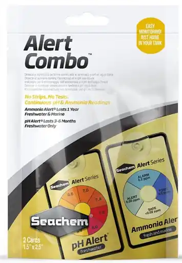 Seachem Alerts Combo Pack Ammonia & pH 6 Month - Aquarium Supplies