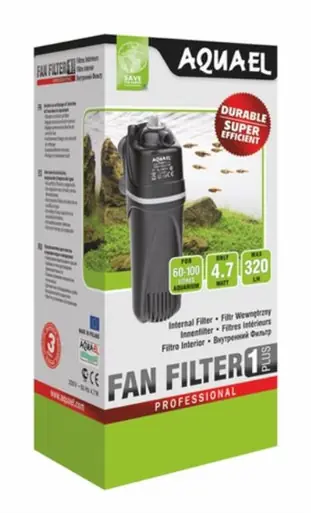 AquaEl Fan Filter 1 (Internal Filter) 84gph - Aquarium Equipment