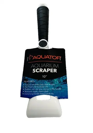 Aquatop 10" Glass Aquarium Scraper - Aquarium Supplies