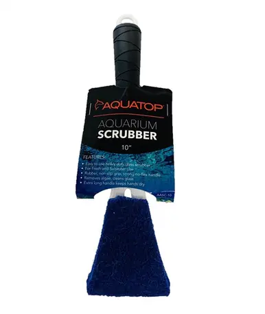 Aquatop 10" Glass Aquarium Scrubber Padded - Aquarium Supplies