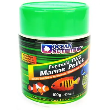 Ocean Nutrition Formula 2 Marine Pellets Medium 100 Gram - Aquarium Supplies