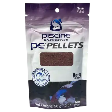 Piscine Energetics PE Mysis Pellets Betta 2oz (1mm) - Aquarium Supplies