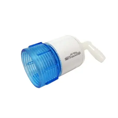 Aqua Ultraviolet Quartz Cap w/ Ring, Clear Blue BOTTOM for OZONE UNITS - Aquarium Equipment