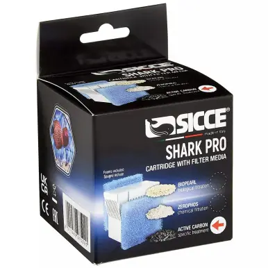 Sicce SHARK PRO Carbon Cartridge with Sponge - Aquarium Equipment