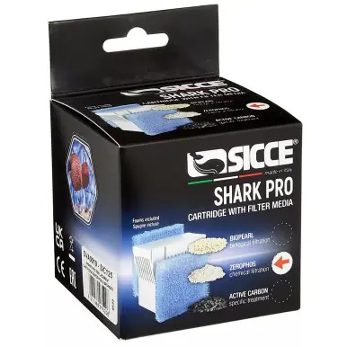 Sicce SHARK PRO Zerophos Cartridge with Sponge - Aquarium Equipment