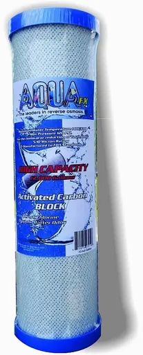 AquaFX High Capacity Carbon Block 10 X 2 - Aquarium Equipment