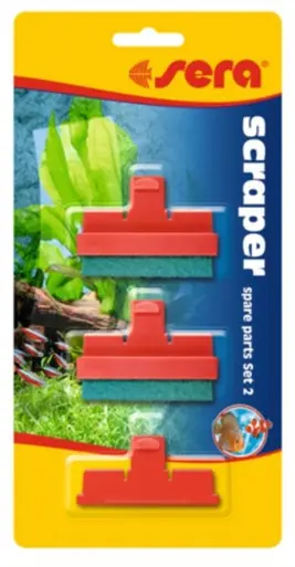 Sera Scraper Spare Parts, Set 2 - Aquarium Supplies
