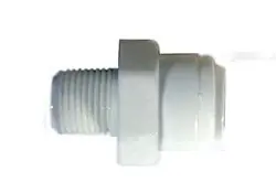 SpectraPure Push Male Connector (1/4 inch Tubing x 1/4 inch MPT) - Aquarium Supplies