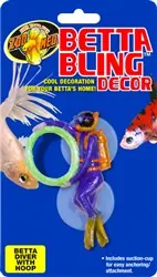 ZooMed Betta Bling Diver w/ Hoop - Aquarium Supplies