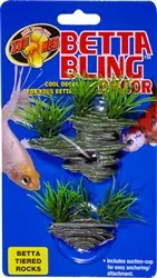 ZooMed Betta Bling Tiered Rocks - Aquarium Supplies