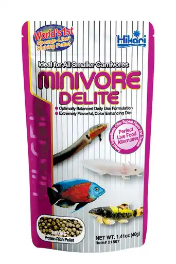 Hikari Minivore Delite 1.41oz - Aquarium Supplies
