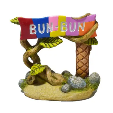 Hikari Ornament Weird Waters Bun Bun Sign - Aquarium Supplies