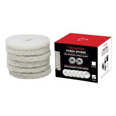Aquatop Forza Sphere 30 Replacement Filter 6pk - Aquarium Equipment