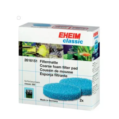 Eheim Classic 350 Coarse Foam Filter Pad 2pk - Aquarium Equipment