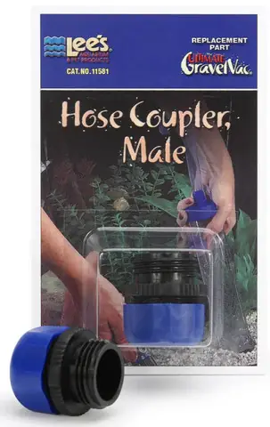 Lee's Ultimate Hose Coupler Male - Aquarium Supplies
