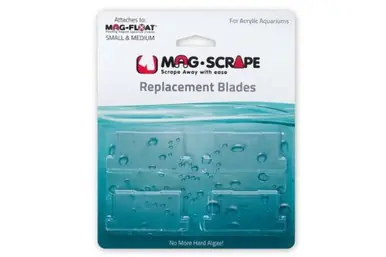 Mag-Float Replacement Acrylic Blades (S&M) - 4 Pack