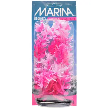 Marina 12" Hot Pink Foxtail - Aquarium Supplies