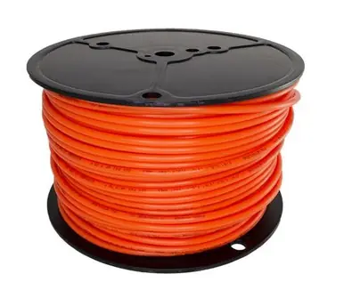 RO 1/4" O.D. Orange Poly Tubing 10 Feet - Aquarium Supplies