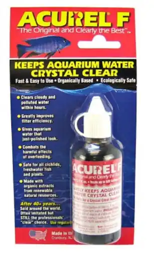 Acurel F Water Clarifier 50mL - Aquarium Supplies