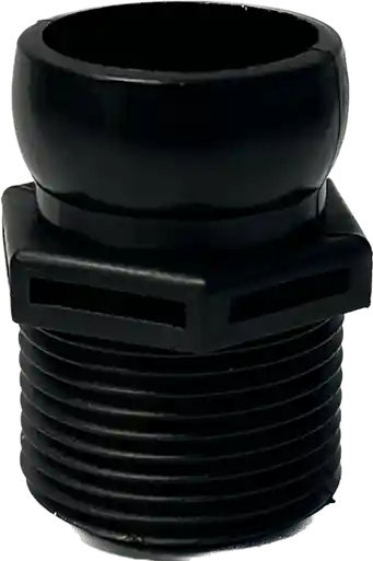 1" Modular Hose MPT Connector - Aquarium Supplies