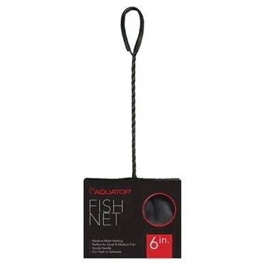 Aquatop Fish Net 6" Med. Mesh - Aquarium Supplies