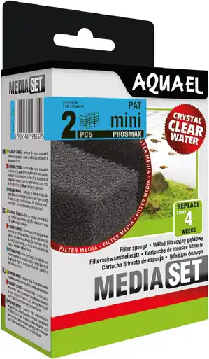 AquaEl Pat Mini Phosmax Sponge Set (2 pcs) - Aquarium Equipment