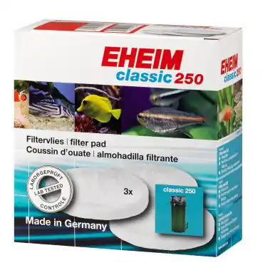 Eheim Classic 250 White Filter Pad 3pk - Aquarium Equipment