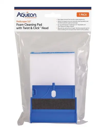 Aqueon ProScraper 3.0 Replacement Foam and Holder - Aquarium Supplies