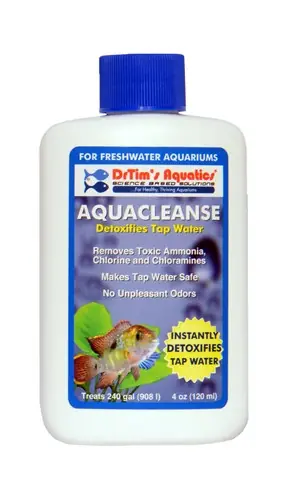 DrTim's Aquatics FRESHWATER AquaCleanse 4oz - Aquarium Supplies