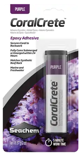 Seachem CoralCrete - Purple 2 oz
