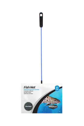 Seachem Fish Net 8" Fine Mesh Long Handle - Aquarium Supplies