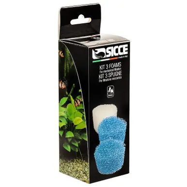 Sicce Shark ADV Replacement Sponge Pack - Aquarium Equipment