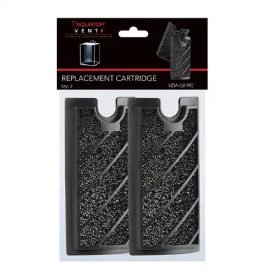 Aquatop Venti Replacement Carbon Cartridge 2pk - Aquarium Equipment