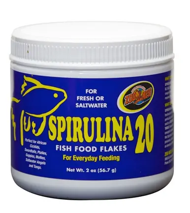 ZooMed Spirulina 20 Flakes 2 oz - Aquarium Supplies
