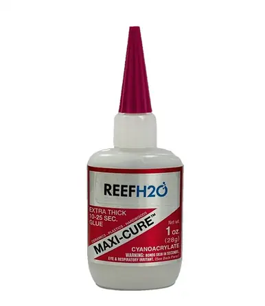 ReefH2O MAXI-CURE Extra Thick Cyanoacrylate Glue 1oz
