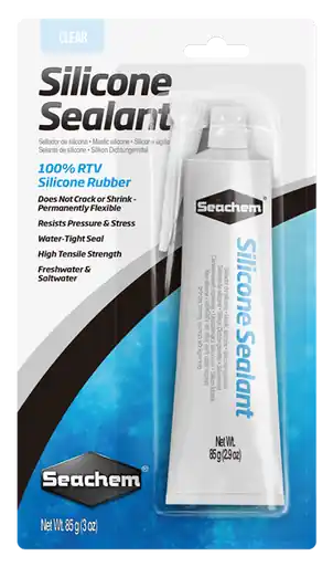 Seachem Silicone Sealant CLEAR 3oz - Aquarium Supplies