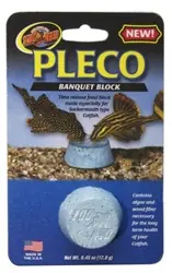 ZooMed Pleco Banquet Block .45oz - Aquarium Supplies