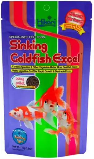 Hikari Sinking Goldfish Excel 3.88oz - Aquarium Supplies