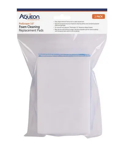 Aqueon ProScraper 3.0 Replacement Foam Pad 2pk - Aquarium Supplies