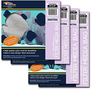 Weco Drawstring Media Bag Fine, 4x8 - Aquarium Supplies