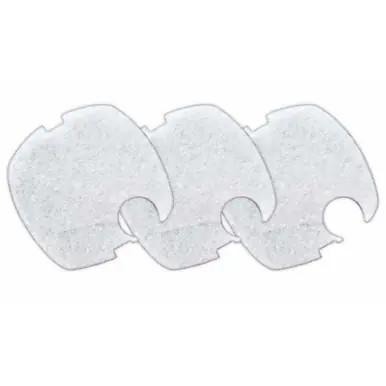 AquaTop 3-Pack CF300 Replacement White Filter Pads