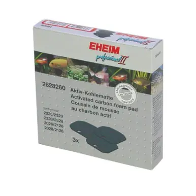 Eheim Professional II 2226/2228 Carbon Filter Pad 3pk - Aquarium Equipment