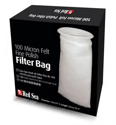 Red Sea 100 Micron Felt Fine Polish Filter Bag - Aquarium Equipment