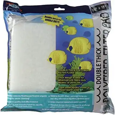 Weco Double Thick Polyfiber Filter Pad 10" x 18" - Aquarium Equipment