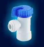 RO Tank Ball Valve 1/4" Tube QC x 1/4" FPT - Aquarium Equipment
